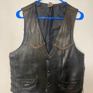Men's  Vintage leather vest